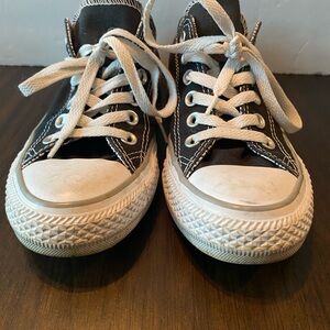 Converse All-Star women’s black and white low top sneakers